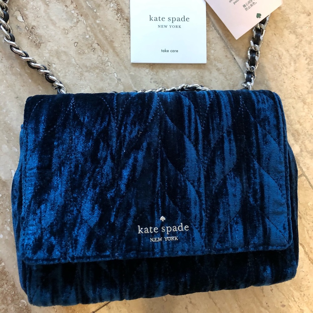 Kate Spade Purse | Blue Briar Lane Velvet